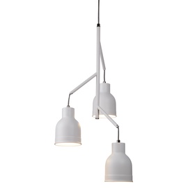 Pakabinamas modernus šviestuvas Searchlight Miami 8213-3WH, 3 x 7W E27