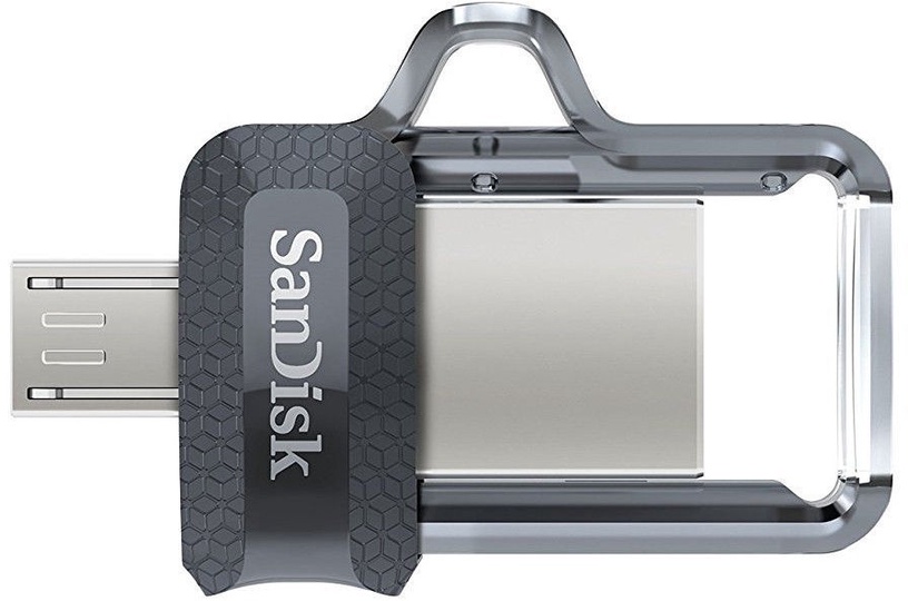 USB-накопитель SanDisk Ultra Dual, серый, 128 GB