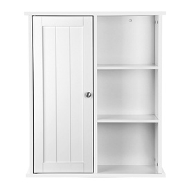 Songmics Wall Cabinet White 60x18x71cm