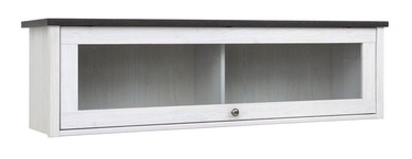 Black Red White Porto Glass Door Cabinet White