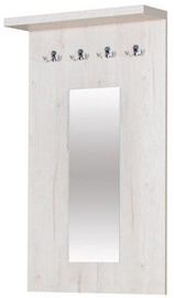Bodzio Clothes Hanger With Mirror Panama Pearl Oak