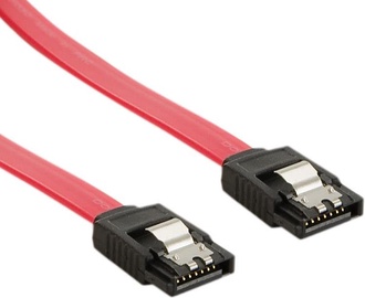 4World HDD Cable SATA 3 Latching 0.6m Red