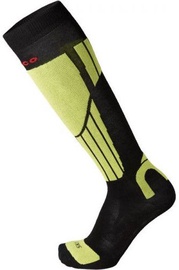 Mico Natural Ski Sock Light Black/Green 41-43