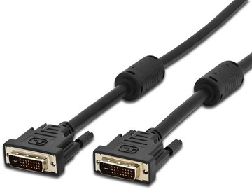Assmann Cable DVI-D/ DVI-D Black 1m