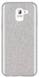 Wozinsky Glitter Shining Back Case For Samsung Galaxy J6 Silver