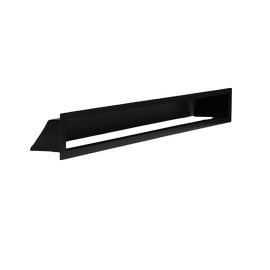 Židinio grotelės Nordflam, 6 cm x 9 cm, plienas, juoda