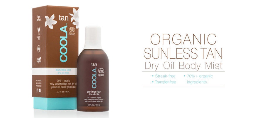 coola sunless tan dry body oil mist