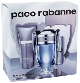 Tualetinis vanduo Paco Rabanne Invictus 100 ml EDT + 75 ml Dušo želė + 10 ml EDT