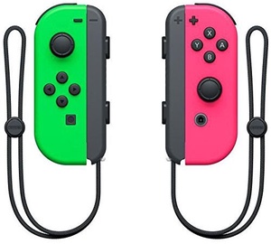 Игровой пульт Nintendo Joy-Con, зеленый/розовый