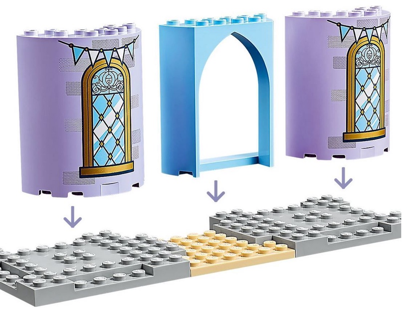 Konstruktor LEGO Disney Princess Pidustused Tuhkatriinu lossis 43178, 168 tk