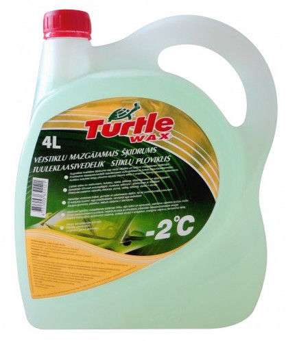Стеклоомывающая жидкость Turtle Wax, летний, 4 л, -2 °С