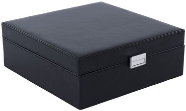 Songmics Jewelry Box Black 26x26x10cm