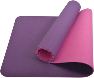 Коврик для фитнеса и йоги Schildkrot Fitness Bicolor Bicolor 960069, розовый/фиолетовый, 180 см x 61 см x 0.4 см