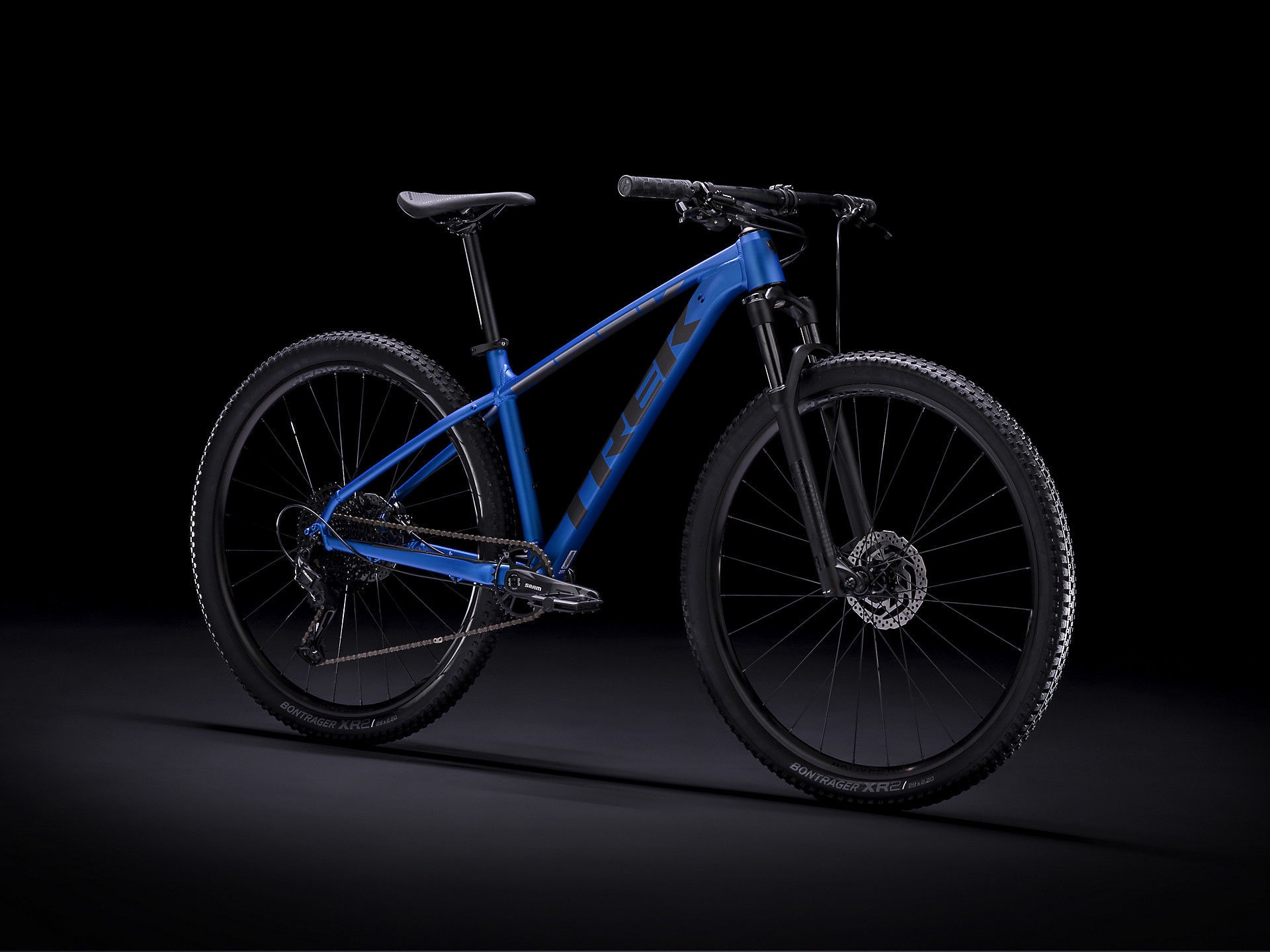 trek x caliber black and blue