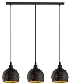Eglo Roccaforte 97846 Ceiling Lamp 3x40W E14 Black/Gold