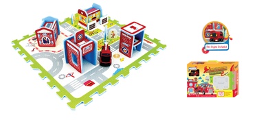 Puzle - paklājs Fire Station 3045V, 62 cm x 62 cm