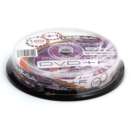 Kompaktinis DVD+R diskas Omega, 8,5 GB, 10+1 vnt.