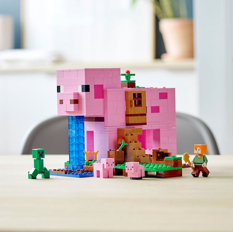 Konstruktors LEGO Minecraft™ Cūkas namiņš 21170