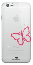 White Diamonds Lipstick Butterfly Case With Swarovski Crystals For Apple iPhone 6/6s Transparent