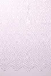 Dienas aizkari Uniglob, balta, 35 cm