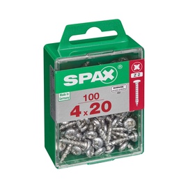 PUIDUKRUVI SPAX ÜMARPEA PZ 4X20 100 TK