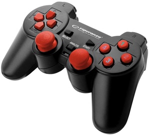 Игровой контроллер Esperanza Warrior EGG102, черный/красный