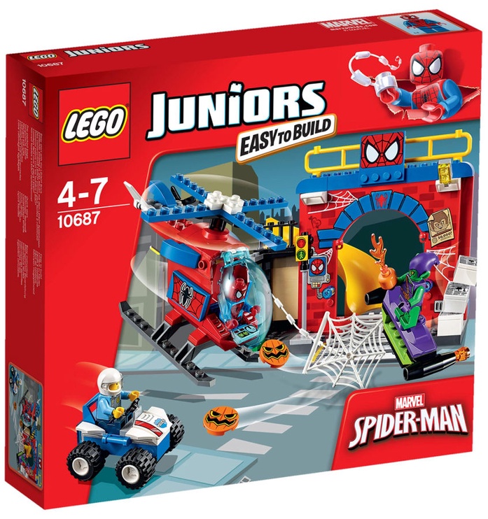 Konstruktor LEGO® Juniors Spider Man Hideout 10687
