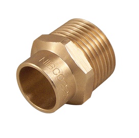 Adapteris Nibco 42430, 22mm x 1/2", misiņš