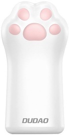 Išorinė baterija Dudao Cat Kitty Paw White, 5000 mAh