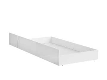 Black Red White Holten Bed Drawer White