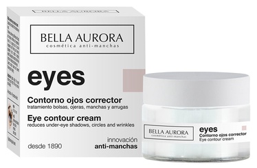 Paakių kremas moterims Bella Aurora Eye Contour, 15 ml, 25+