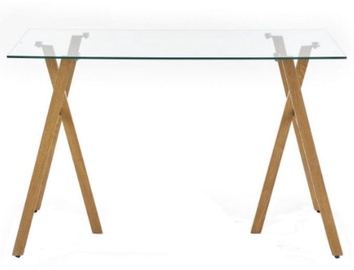 Halmar B35 Office Desk Honey Oak