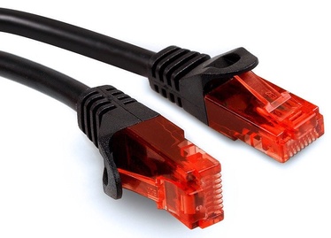 Maclean Cat. 6 RJ-45 To RJ -45 Cable Black 10m