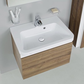Раковина для ванной Ravak 10° 650, композитные материалы, 650 мм x 480 мм x 141 мм