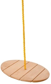 Деревянные качели Woodyland Swing Plate Monkey Seat, 34 см, коричневый