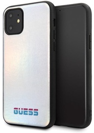 Guess Iridescent Back Case For Apple iPhone 11 Pro Max Silver