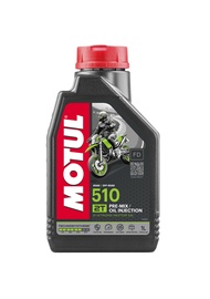 Mootoriõli Motul 510 2T, poolsünteetiline, mototehnikale, 1 l