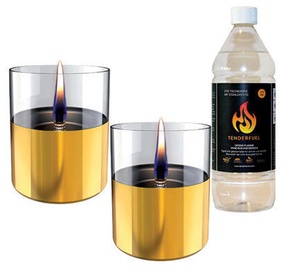 Küünal Tenderflame Lilly Table Burner Set 10cm Gold