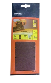 Keturkampis šlifavimo lapelis Vagner SDH 108.31, Nr. 180, 230x93 mm, 5 vnt.