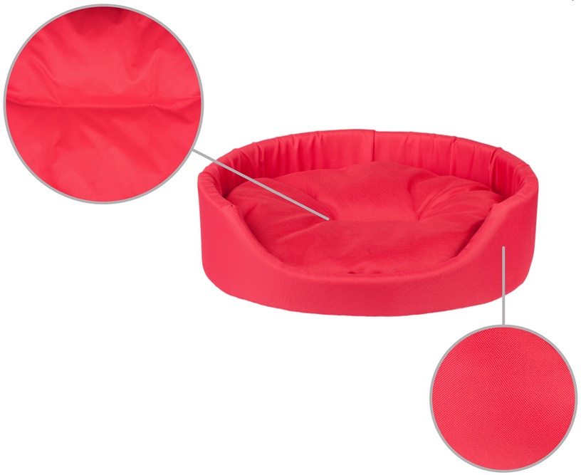 Кровать для животных Amiplay Basic, красный, 52x44x14 см