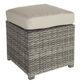 Home4you Pavia Pouf w/ Cushion Brown