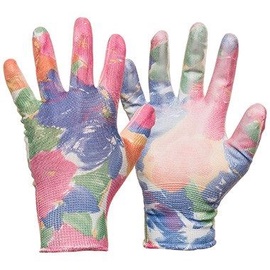 Darba cimdi DD Nylon Colored Knitted Gloves With PU Coating 7