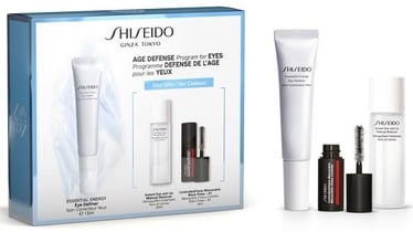Shiseido Essential Energy Eye Definer 15ml + 30ml Instant Eye And Lip Makeup Remover + 4ml ControlledChaos MascaraInk 01