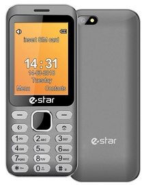Мобильный телефон Estar X28, серебристый, 32MB/32MB