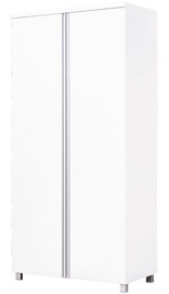 Skapis Bodzio AG07 White, 90x52x190 cm