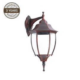 Lampa Domoletti EL-560 EL-560DN, 100W, E27, IP44, melna/sarkana