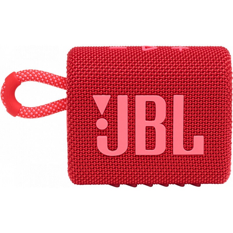 Bezvadu skaļrunis JBL GO 3, sarkana, 4 W