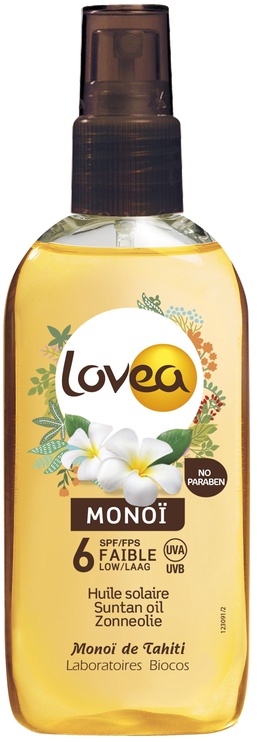 Солнцезащитное масло Lovea SPF6, 125 мл