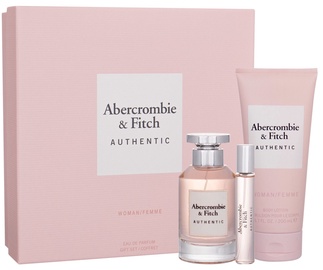 Abercrombie & Fitch Authentic Women 100ml EDP + 15ml EDP + 200ml Body Lotion