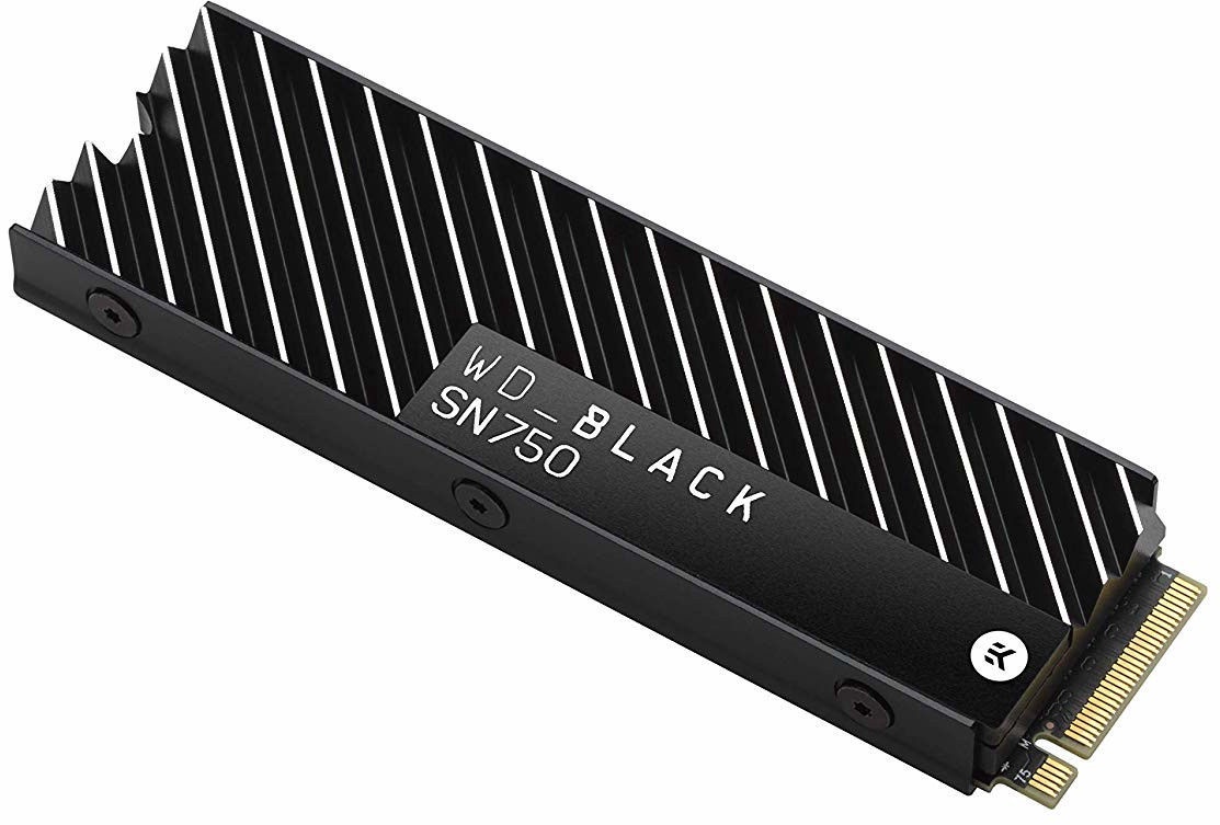 Kietasis Diskas Ssd Western Digital Black Sn750 Nvme 1tb With Heatsink Senukai Lt